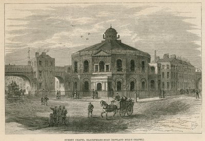 Capilla de Surrey, Blackfriars Road, Southwark (Capilla de Rowland Hill) de English School
