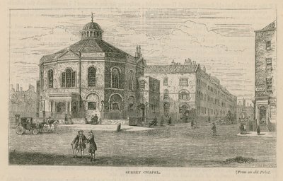 Capilla de Surrey, Blackfriars Road, Southwark (Capilla de Rowland Hill) de English School