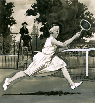 Suzanne Lenglen, campeona de individuales femeninos de English School