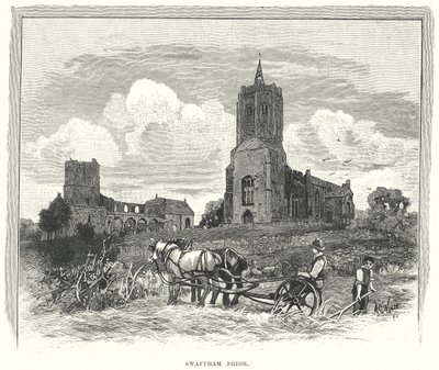 Swaffham Prior (grabado) de English School