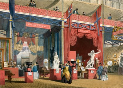 Suecia y Dinamarca, Gran Exposición, 1851 de English School