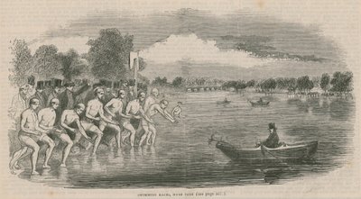 Carreras de natación, Hyde Park, Londres de English School