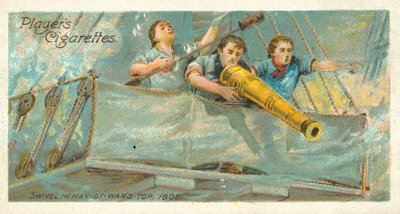 Giro en la parte superior del barco de guerra de English School