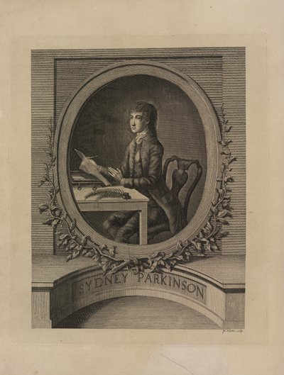 Sydney Parkinson, frontispicio de 