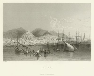 Syra, una isla griega, 1837 de English School