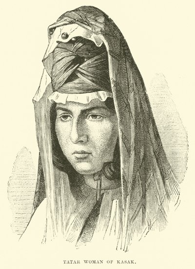 Mujer tártara de Kasak de English School