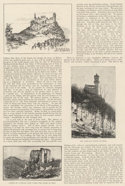 Teck y sus duques (litografía) de English School
