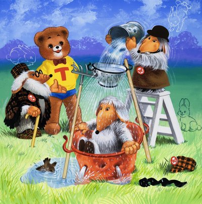 Oso de peluche (con objetos ocultos) de English School