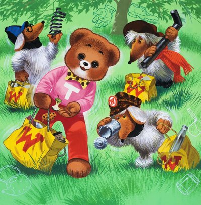 Oso de Peluche (con objetos ocultos) de English School