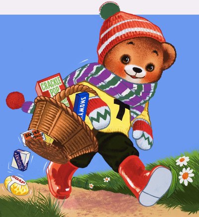 Osito de peluche (con objetos ocultos) de English School