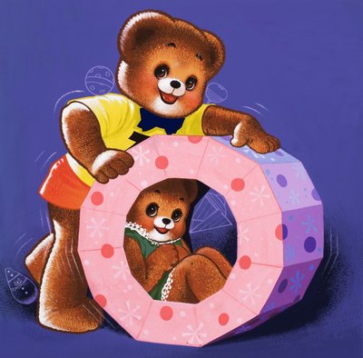Oso de peluche (con objetos ocultos) de English School
