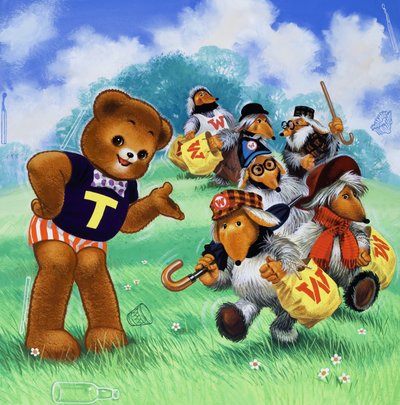 Oso de peluche (con objetos ocultos) de English School