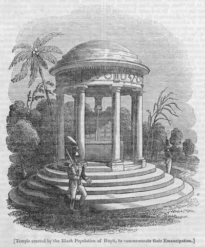 Templo erigido por la Población Negra de Haití, para conmemorar su Emancipación de English School