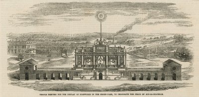 Templo erigido para celebrar la paz de Aquisgrán de English School