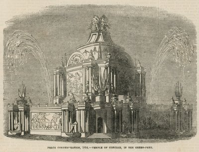 Templo de la Concordia en Green Park de English School