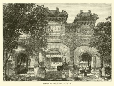 Templo de Confucio en Pekín de English School