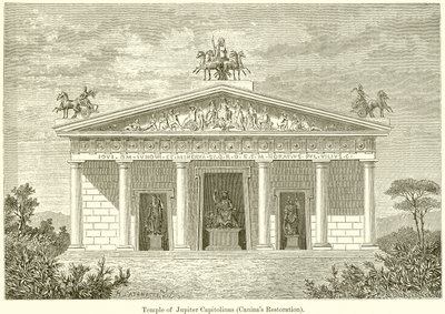 Templo de Júpiter Capitolino (Restauración de Canina) de English School