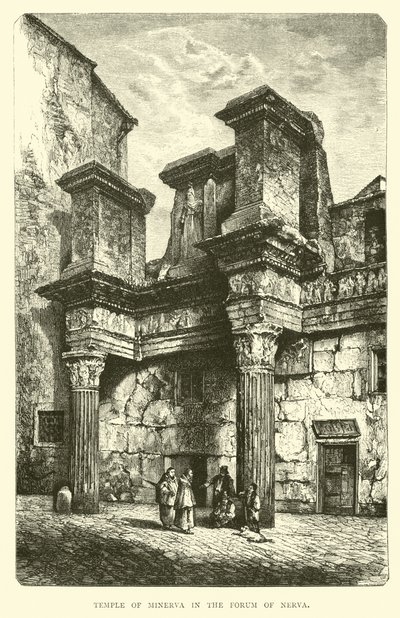 Templo de Minerva en el Foro de Nerva de English School