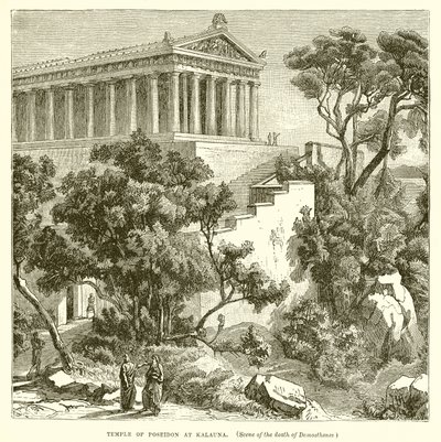 Templo de Poseidón en Kalauna de English School