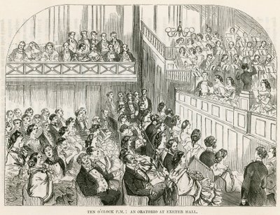 Diez en punto PM: Un oratorio en Exeter Hall de English School