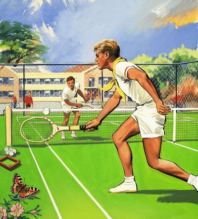 Jugadores de tenis de English School