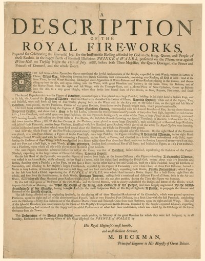 Acción de gracias por el nacimiento de James Edward, el Viejo Pretendiente, nacido el 10 de junio de 1688 de English School