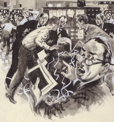 El colapso del mercado de valores de 1929 de English School