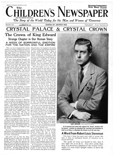 La crisis de abdicación, portada de 