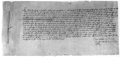 El Acta de Supremacía reconociendo a Enrique VIII como jefe de la Iglesia de Inglaterra, 1534 de English School