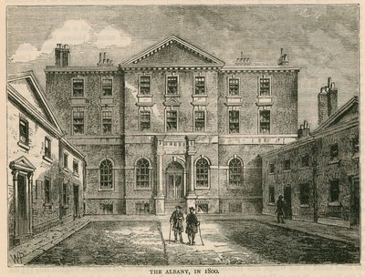 The Albany, Londres, en 1800 de English School