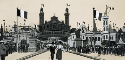 La sección argelina de la Exposición Internacional de París de 1900 de English School