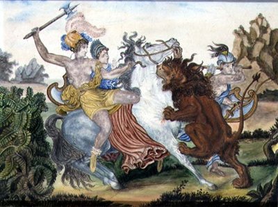 Las Amazonas, c.1830 de English School