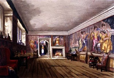 La Sala de Ante, casa Cotehele, c.1830-40 de English School