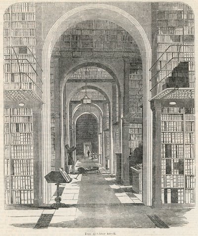 La Sala Arqueada en el Museo Británico de English School