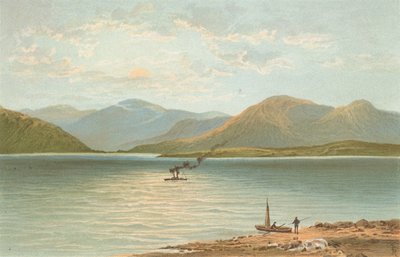 Las montañas de Ardgower desde Ballachulish de English School