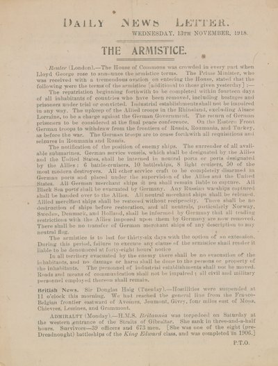 El Armisticio de English School