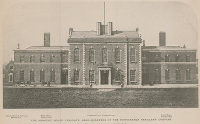 The Armoury House, Finsbury, Sede de la Honourable Artillery Company de English School