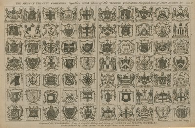 Los escudos de las compañías de la ciudad de English School