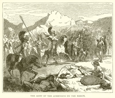 El ejército de los atenienses en marcha de English School