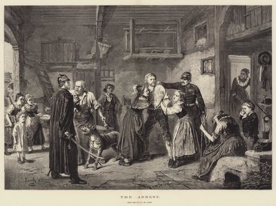 El arresto (grabado) de English School