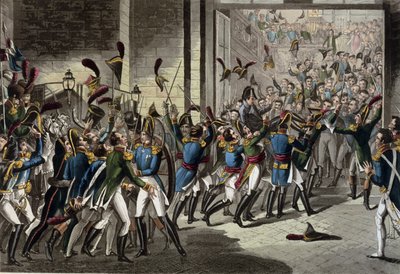 La Llegada de Napoleón (1769-1821) a las Tullerías el 20 de marzo de 1815 de English School