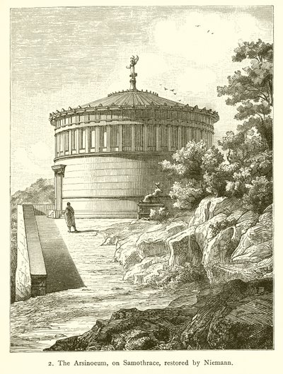 El Arsinoeum, en Samotracia, restaurado por Nietmann de English School