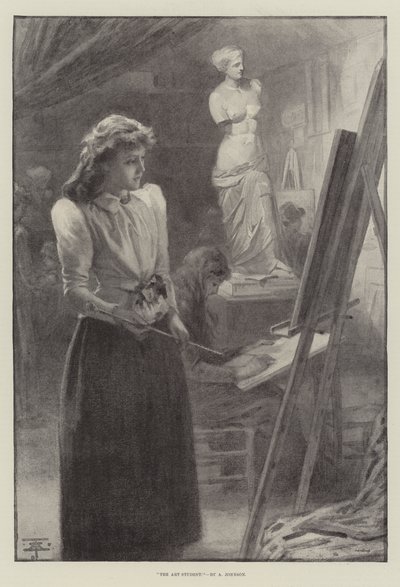 El estudiante de arte de English School