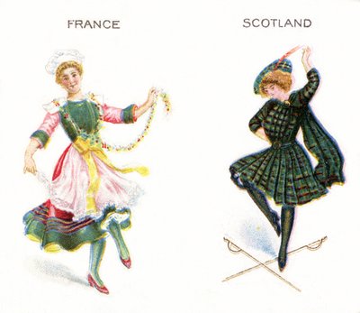 La Vieja Alianza, Francia y Escocia, 1915 de English School