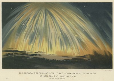 La Aurora Boreal vista al sureste de Edimburgo de English School