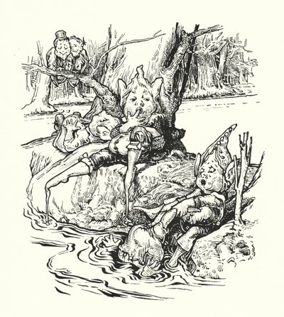 Las orillas del río Treacle de English School
