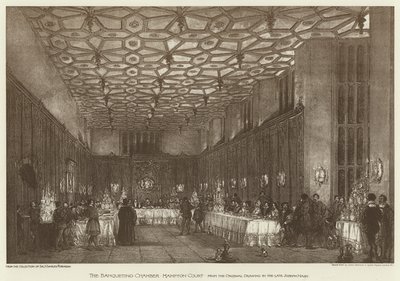 La sala de banquetes, Hampton Court de English School
