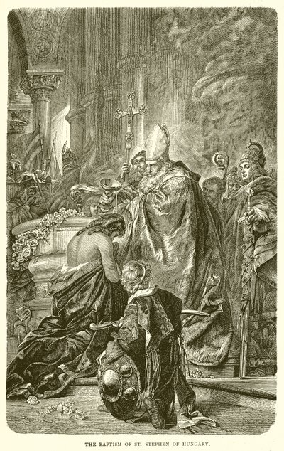 El bautismo de San Esteban de Hungría de English School