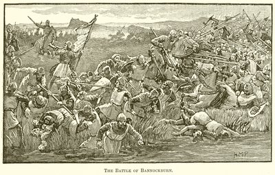 La batalla de Bannockburn de English School