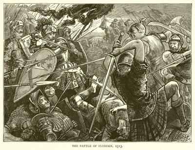 La batalla de Flodden, 1513 de English School